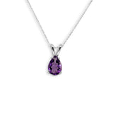 Pear Shaped Amethyst Pendant