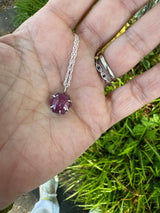 Rose Cut Ruby Pendant