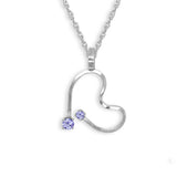 Tanzanite Free Form Heart