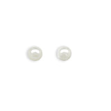 White Pearl Stud Earrings