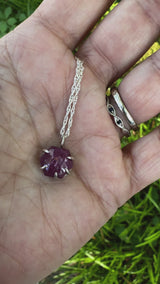 Rose Cut Ruby Pendant