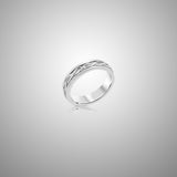 Twisted Band Spinner Ring