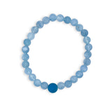 Blue Jade Gemstone Bracelet