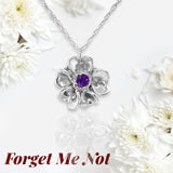 Forget-Me-Not With Amethyst