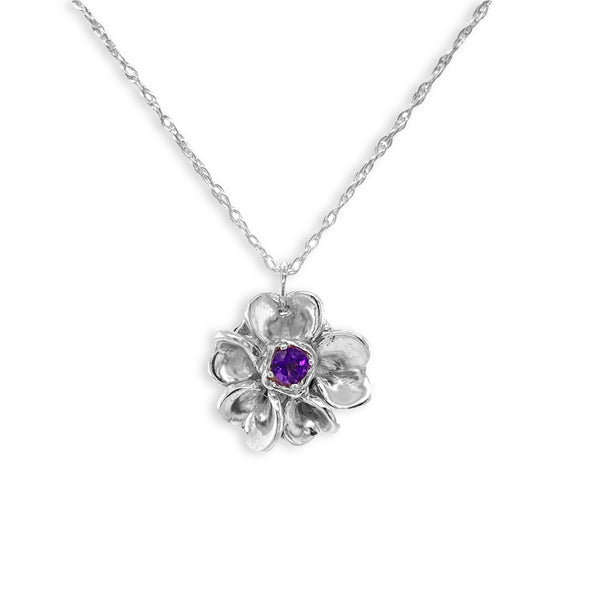 Forget-Me-Not With Amethyst