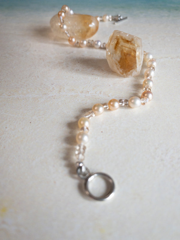 Pearl and Citrine Bracelet